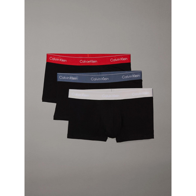 Pack 3 boxers icon bande coloré noir homme - Calvin Klein