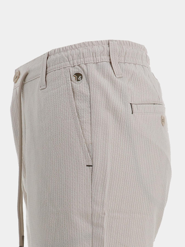 Short léger tapered beka beige homme - Benson & Cherry