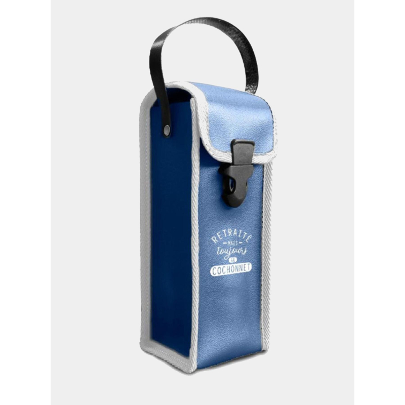 Sacoche pour boule de pétanque retraite bleu et blanc - STC