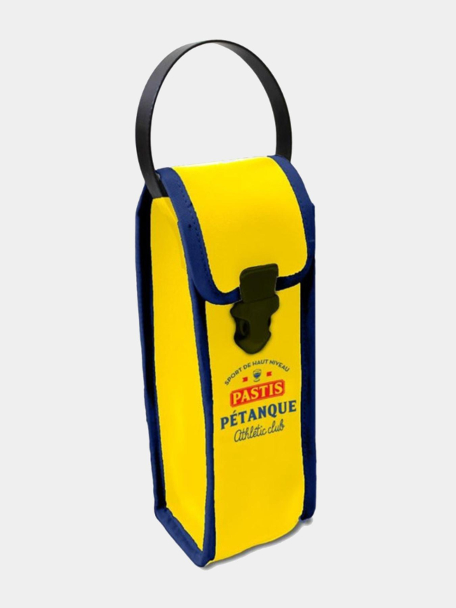 Sacoche pour boules de pétanque pastis jaune - STC