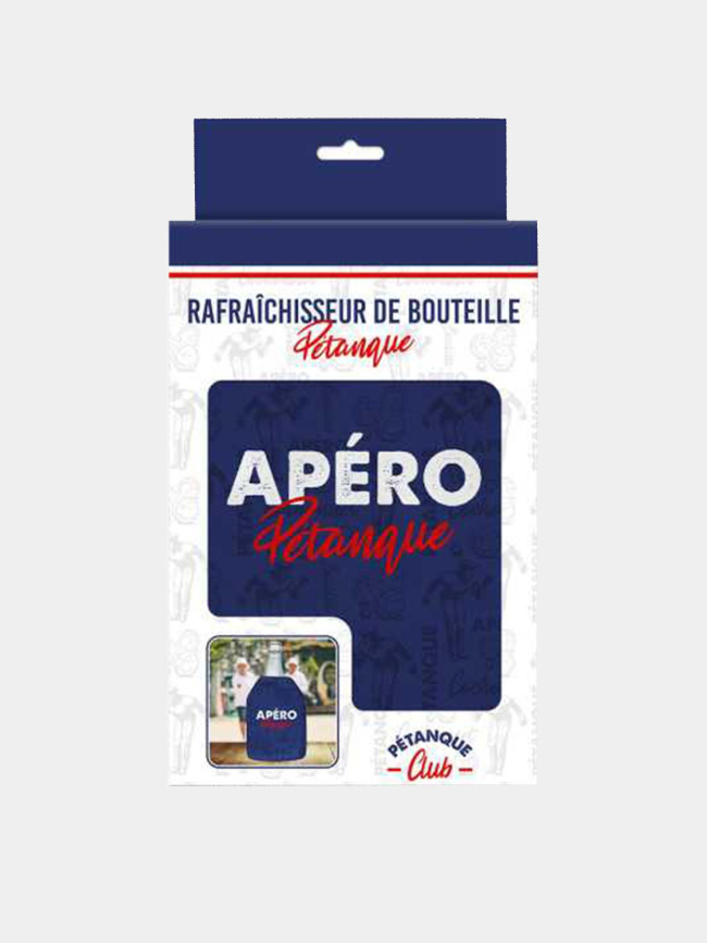 Rafraichisseur de bouteille pétanque bleu - STC