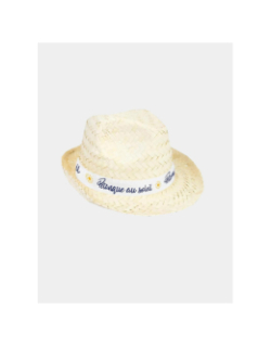 Chapeau de paille pétanque club adulte - STC