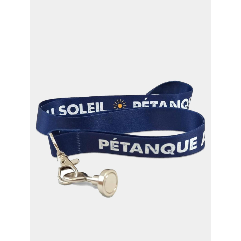 Ramasse boule de pétanque aimenté bleu - STC