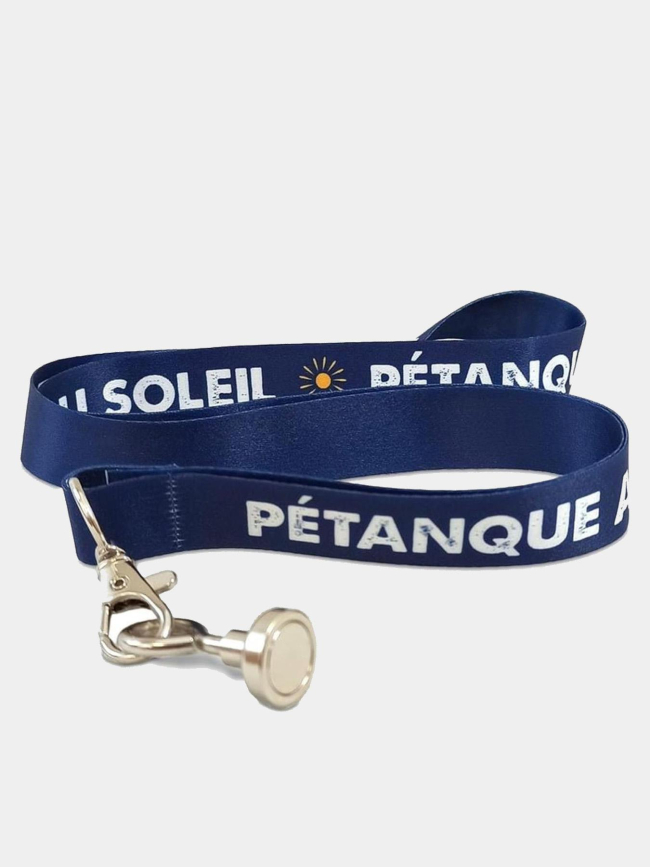 Ramasse boule de pétanque aimenté bleu - STC