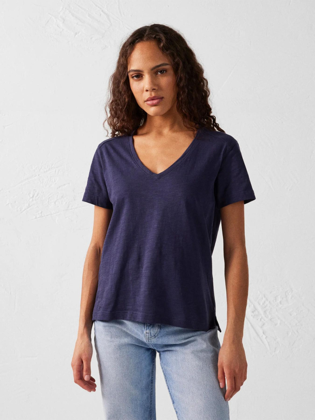 T-shirt à manches courtes sonia bleu marine femme - JOTT