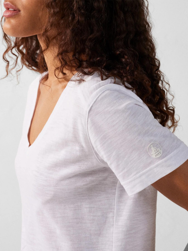 T-shirt à manches courtes sonia blanc femme - JOTT