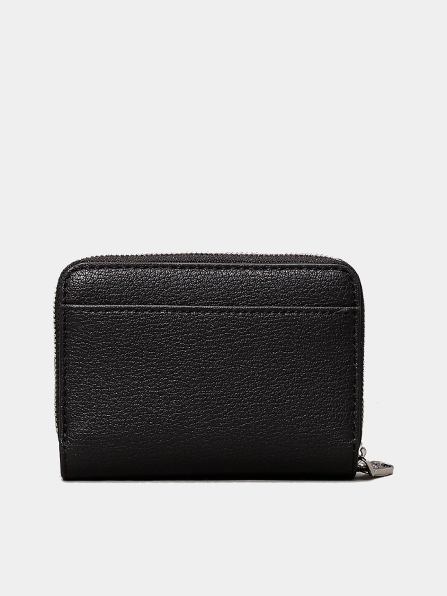 Portefeuille en simili cuir lézardé noir femme - Calvin Klein Jeans