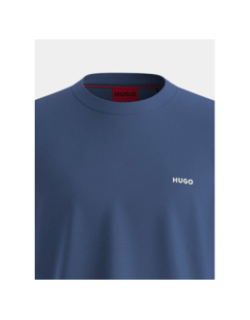 T-shirt à manches courtes dero bleu homme - Hugo