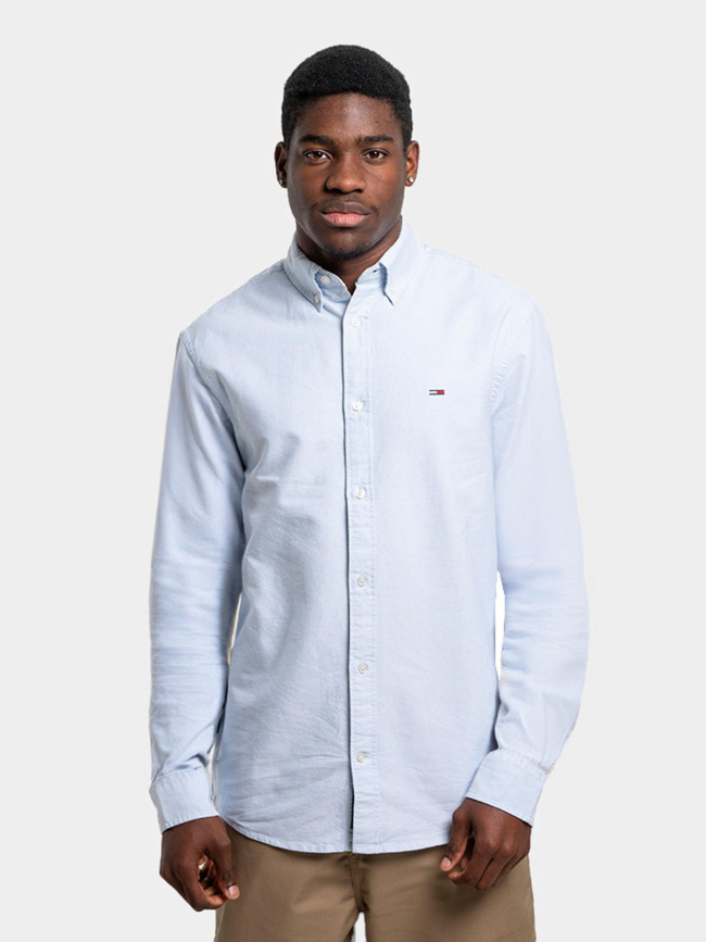 Chemise oxford coupe standard bleu homme - Tommy Jeans