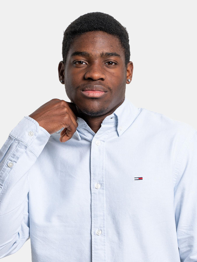 Chemise oxford coupe standard bleu homme - Tommy Jeans