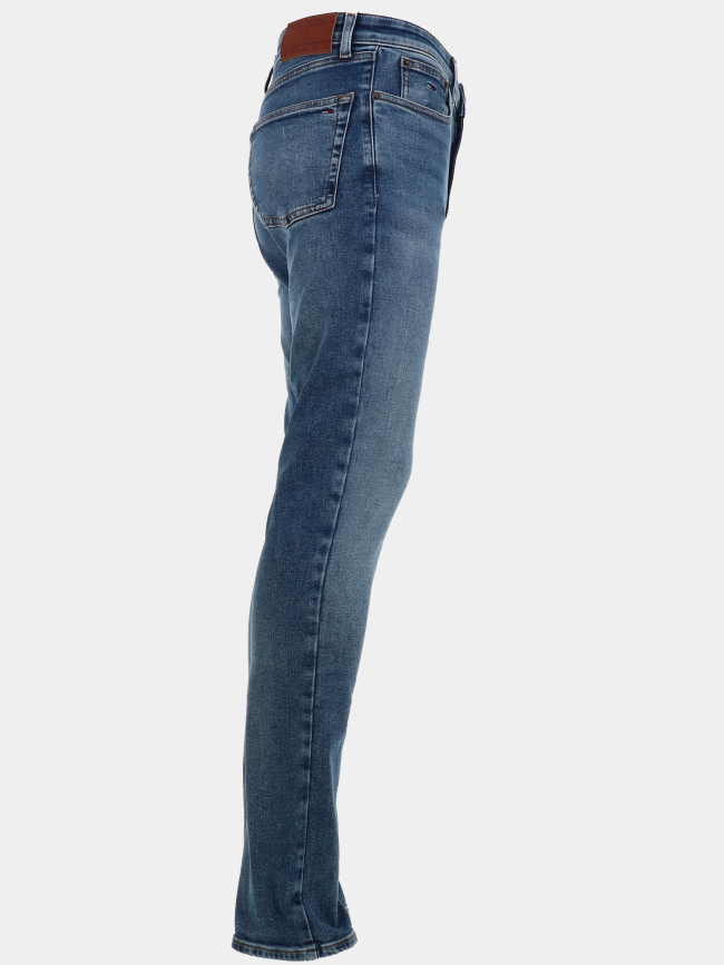 Jean slim scanton à drapeau brodé bleu homme - Tommy Jeans