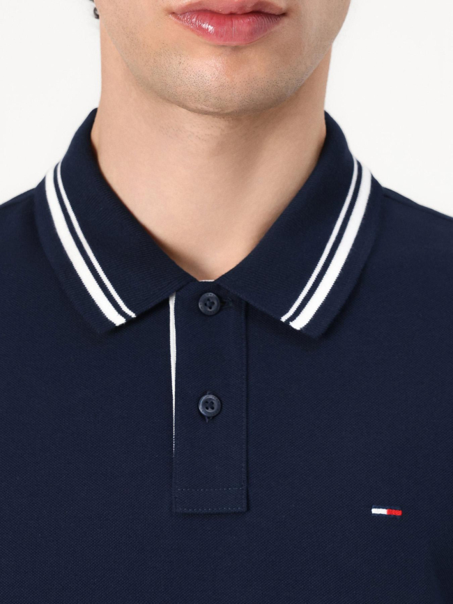 Polo manches courtes regular bleu marine homme - Tommy  Jeans