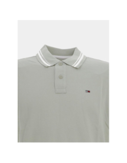 Polo à manches courtes regular vert pale homme - Tommy Jeans