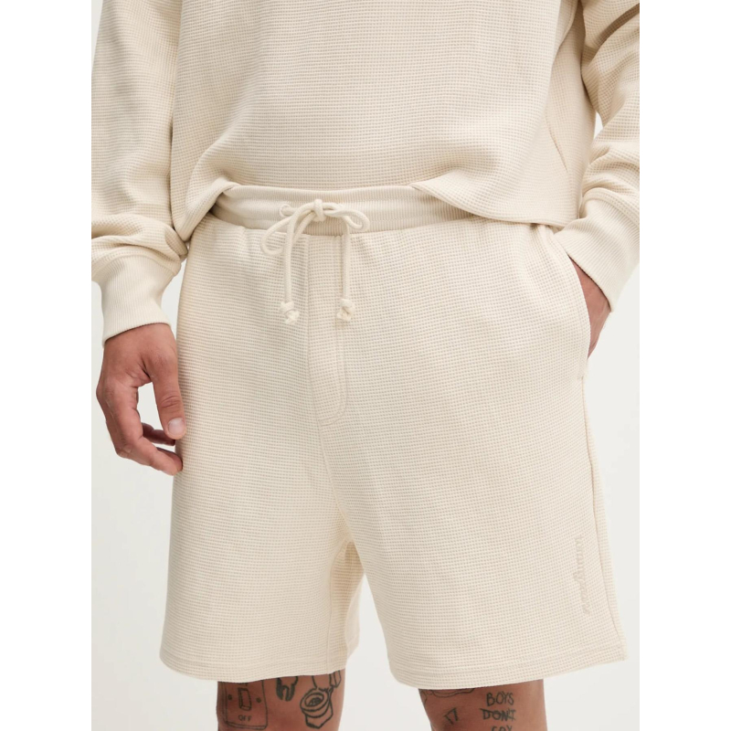 Short décontracté à tissage alvéolé beige homme - Tommy Jeans