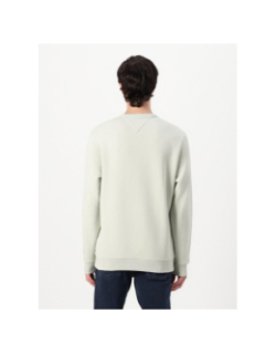 Sweat en tissu éponge à badge vert homme - Tommy Jeans