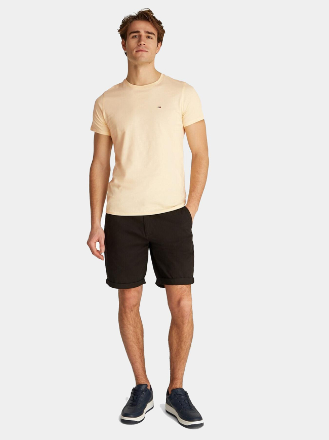 T-shirt à manches courtes ajusté beige homme - Tommy Jeans