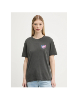 T-shirt large effet vintage rétro néon noir femme - Tommy Jeans