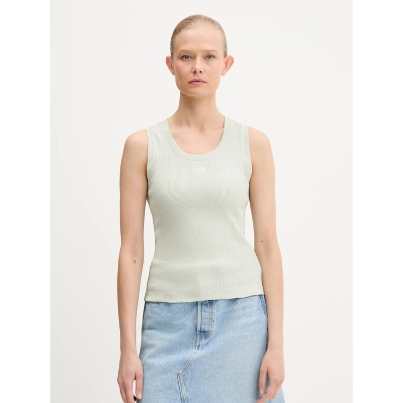 TJW SLIM SCRIPT RIB TANK TOP