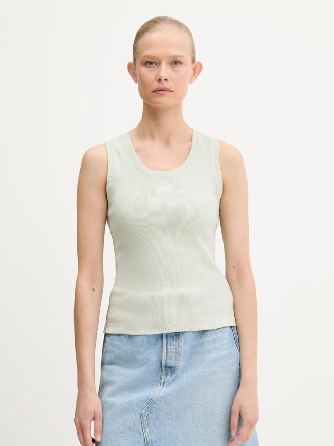 TJW SLIM SCRIPT RIB TANK TOP