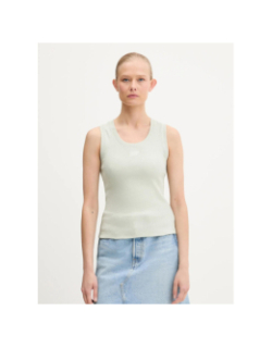 TJW SLIM SCRIPT RIB TANK TOP
