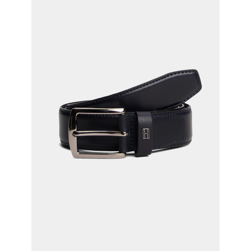 Ceinture denton à plaque drapeau noir homme - Tommy Hilfiger