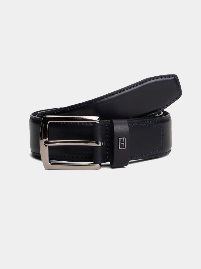 Ceinture denton à plaque drapeau noir homme - Tommy Hilfiger