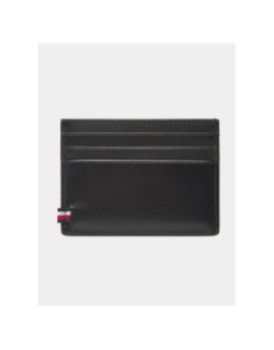 Porte-cartes en cuir à logo noir homme - Tommy Hilfiger