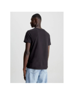 T-shirt slim avec logo noir homme - Calvin Klein Jeans