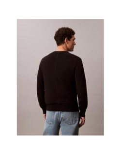 Pull premium en coton surpima noir homme - Calvin Klein