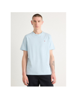 T-shirt smooth solid bleu homme - Calvin Klein Jeans