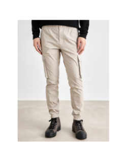 Pantalon cargo skinny en ripstop beige homme - Cavin Klein Jeans
