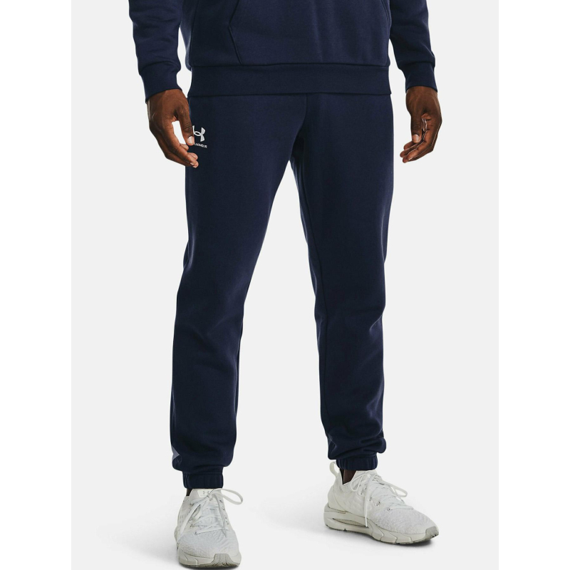 Pantalon jogging ua icon fleece bleu marine homme - Under Armour