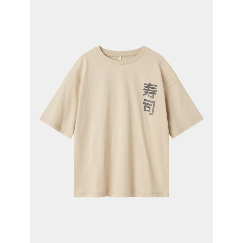 T-shirt à manches courtes nkmkane beige enfant - Name It