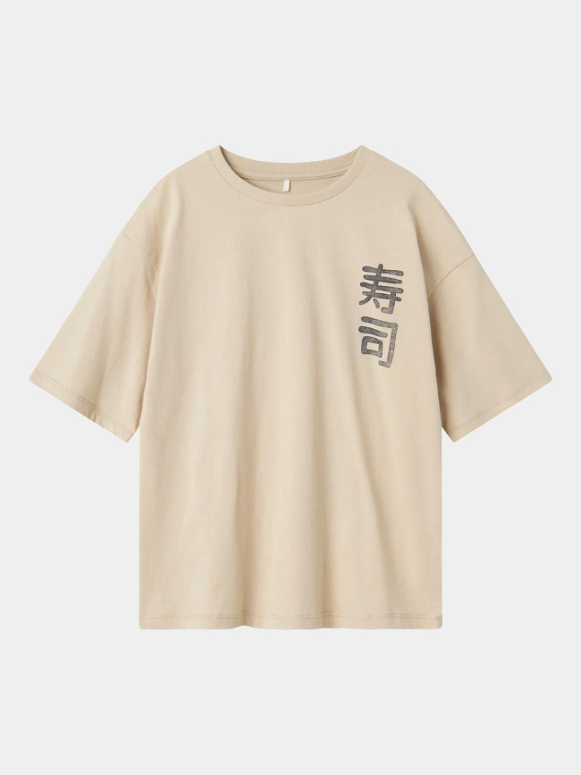 T-shirt à manches courtes nkmkane beige enfant - Name It