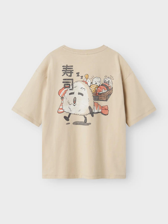 T-shirt à manches courtes nkmkane beige enfant - Name It