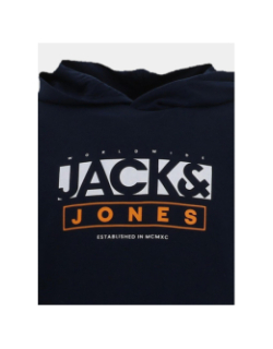 Sweat à capuche seven bleu marine homme - Jack & Jones