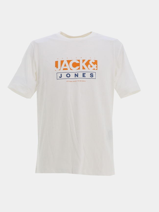 T-shirt seven blanc homme - Jack & Jones