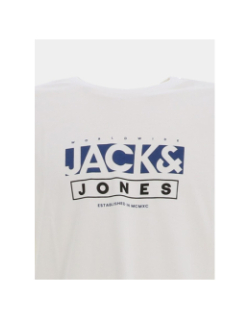 T-shirt seven blanc bleu homme - Jack & Jones