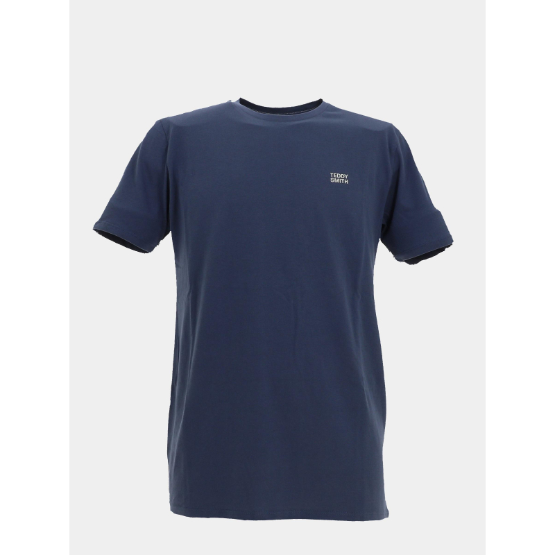 T-shirt à manches courtes the tee 1 bleu homme - Teddy Smith