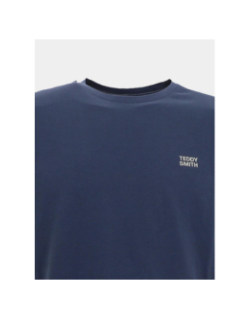 T-shirt à manches courtes the tee 1 bleu homme - Teddy Smith