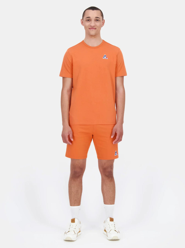 T-shirt à manches courtes n1 orange homme - Le Coq Sportif