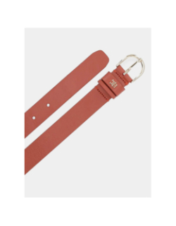 Ceinture en cuir effortless orange femme - Tommy Hilfiger