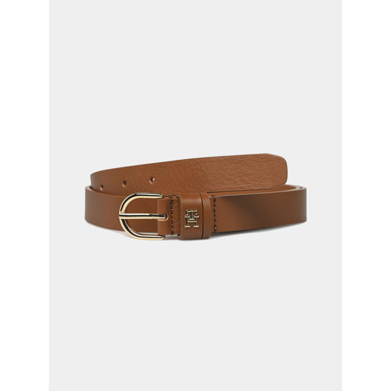 Ceinture en cuir effortless marron femme - Tommy Hilfiger