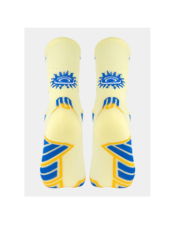 Paire de chaussettes de trail collector pastaga jaune adulte - BV Sport
