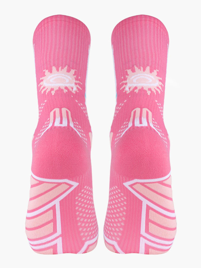 Paire de chaussettes de trail collector cocktail rose adulte - BV Sport