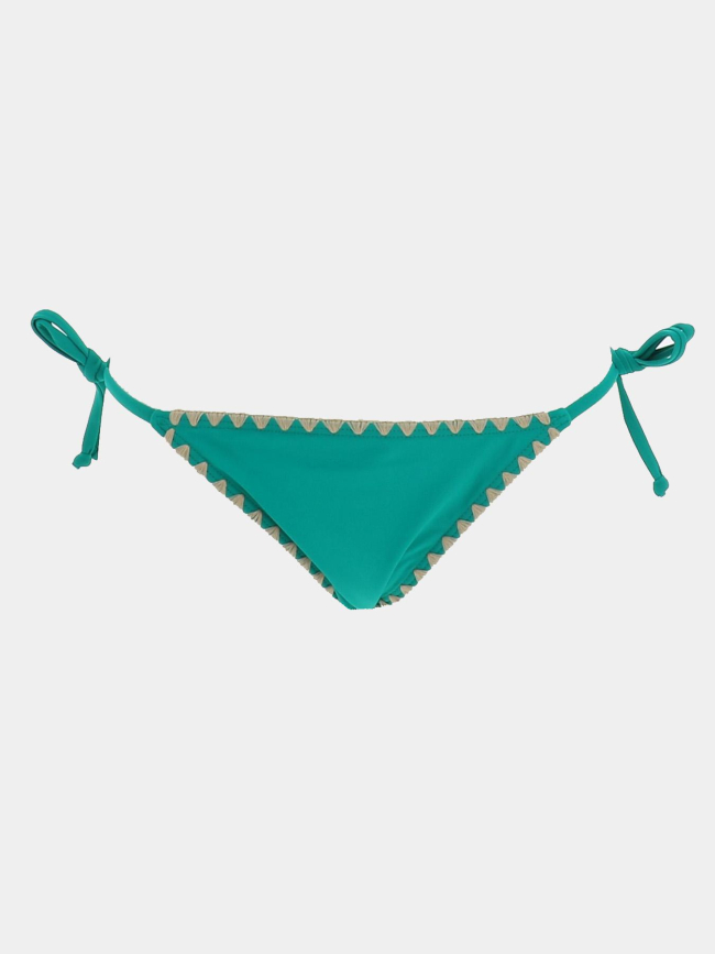 Maillot de bain 2 pièces lea uni vert fille - Lagon Bleu