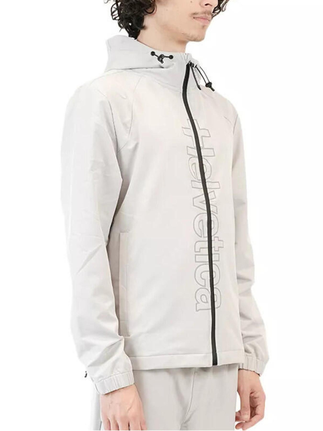 Veste à capuche bahia gris homme - Helvetica