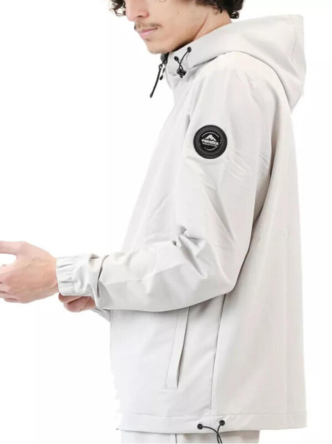 Veste à capuche bahia gris homme - Helvetica