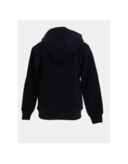 Sweat à capuche brodé bleu marine garçon - American College