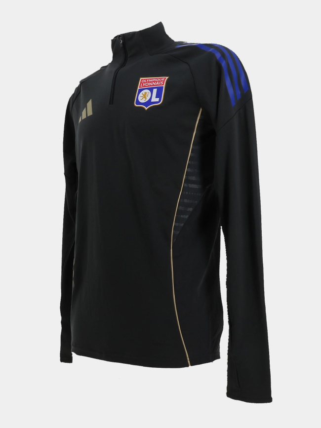 Sweat de football entrainement OL gris homme - Adidas